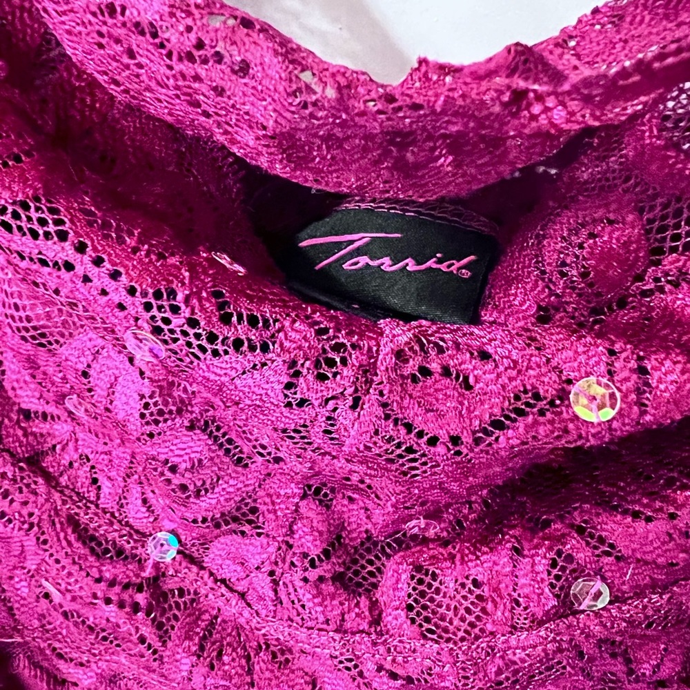 Lace top Torrid shirt